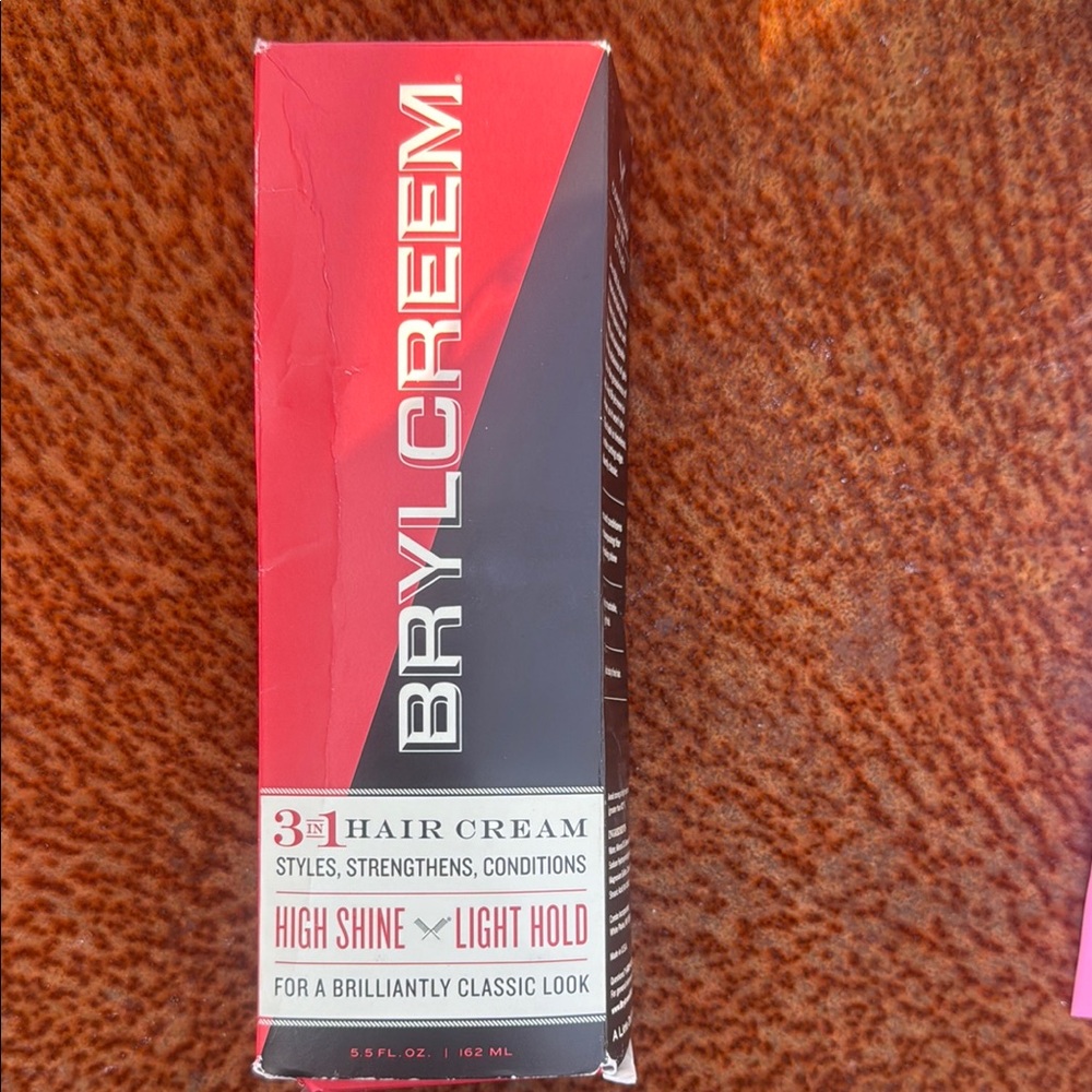 Red and Black Hair Cream